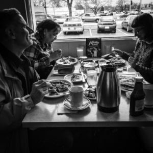 Christmas breakfast with my stepdad, Pete, and his fiance, Lana and Kayla; Green Bay, WI 2015; © 2015 Jason Houge, All Rights Reserved; JH_Reconciliation_15