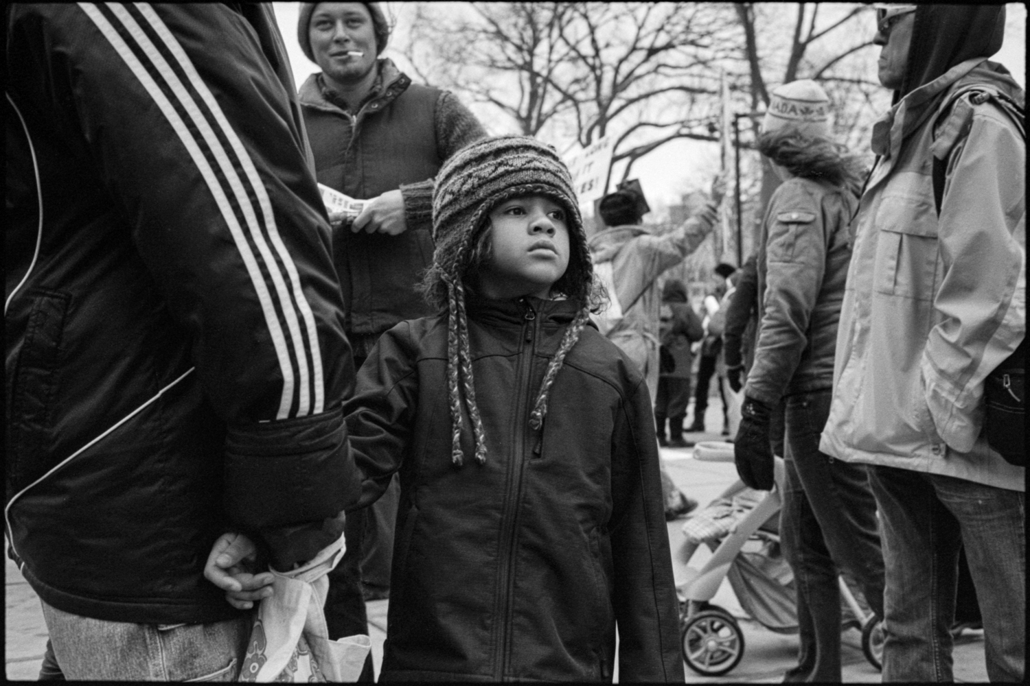 Wisconsin Workers Rights Protest; Madison, WI 2011 (Children of Solidarity); © 2020 Jason Houge, All Rights Reserved; VoTP_024