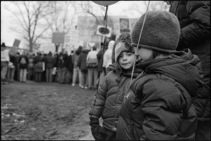 Wisconsin Workers Rights Protest; Madison, WI 2011 (Children of Solidarity); © 2020 Jason Houge, All Rights Reserved; VoTP_025