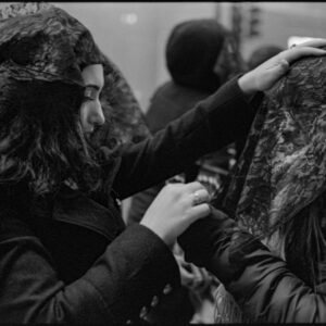 Mourners during the funeral for the bill of rights Occupy Chicago; Chicago, IL 2011-2012; © 2020 Jason Houge, All Rights Reserved; VoTP_070