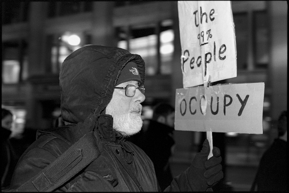 Occupy Chicago; Chicago, IL 2011-2012; © 2020 Jason Houge, All Rights Reserved; VoTP_074