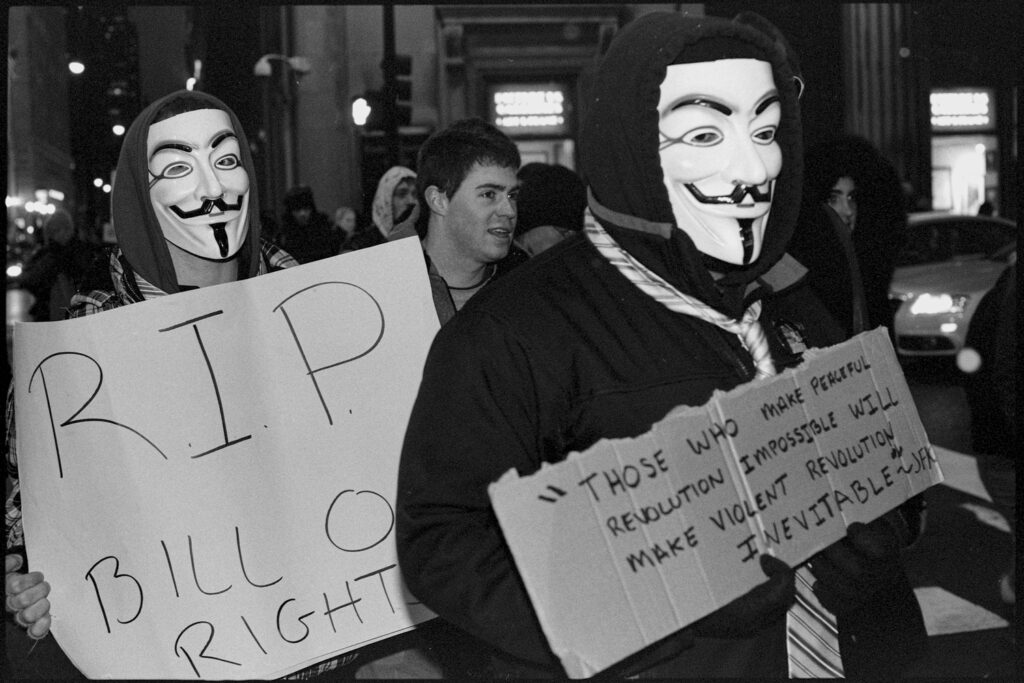 Occupy Chicago; Chicago, IL 2011-2012; © 2020 Jason Houge, All Rights Reserved; VoTP_077