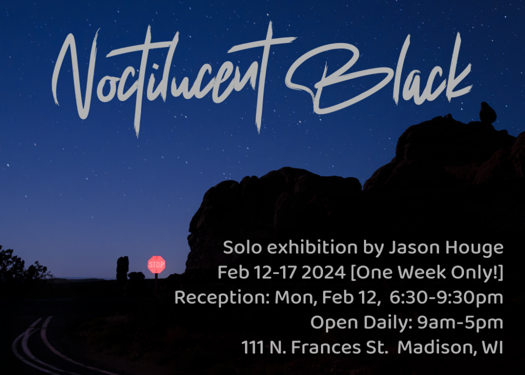 Noctilucent Black Exhibition Card