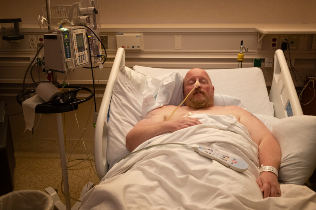Deep Blue: Brian in the ICU © 2022 Jason Houge, All Rights Reserved