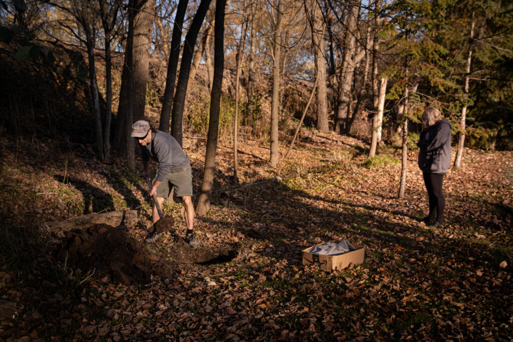 Deep Blue: Mike Digging in the Dirt © 2022 Jason Houge, All Rights Reserved