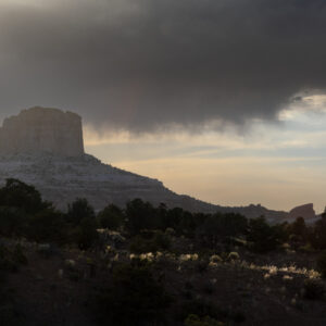 Square Butte, Shonto, Arizona; 2023, July 17, 7:39pm © 2025 Jason Houge, All Rights Reserved