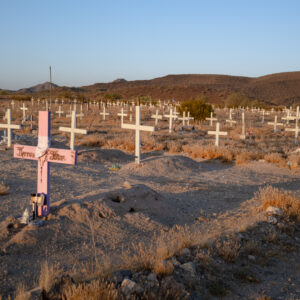 Saint Anne Cemetery, Sacaton, Arizona; 2023, July 8, 8:19pm © 2025 Jason Houge, All Rights Reserved