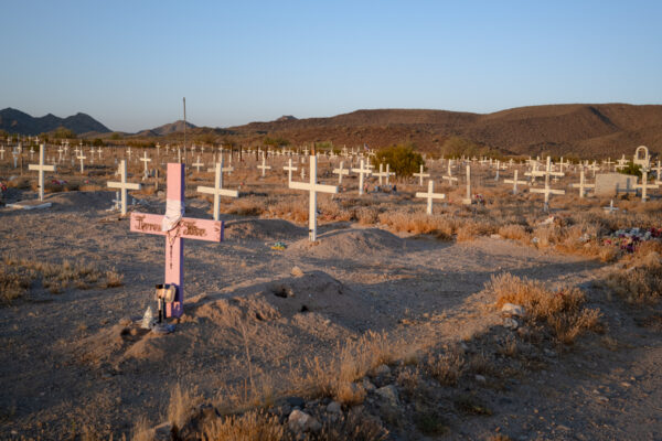 Saint Anne Cemetery, Sacaton, Arizona; 2023, July 8, 8:19pm © 2025 Jason Houge, All Rights Reserved