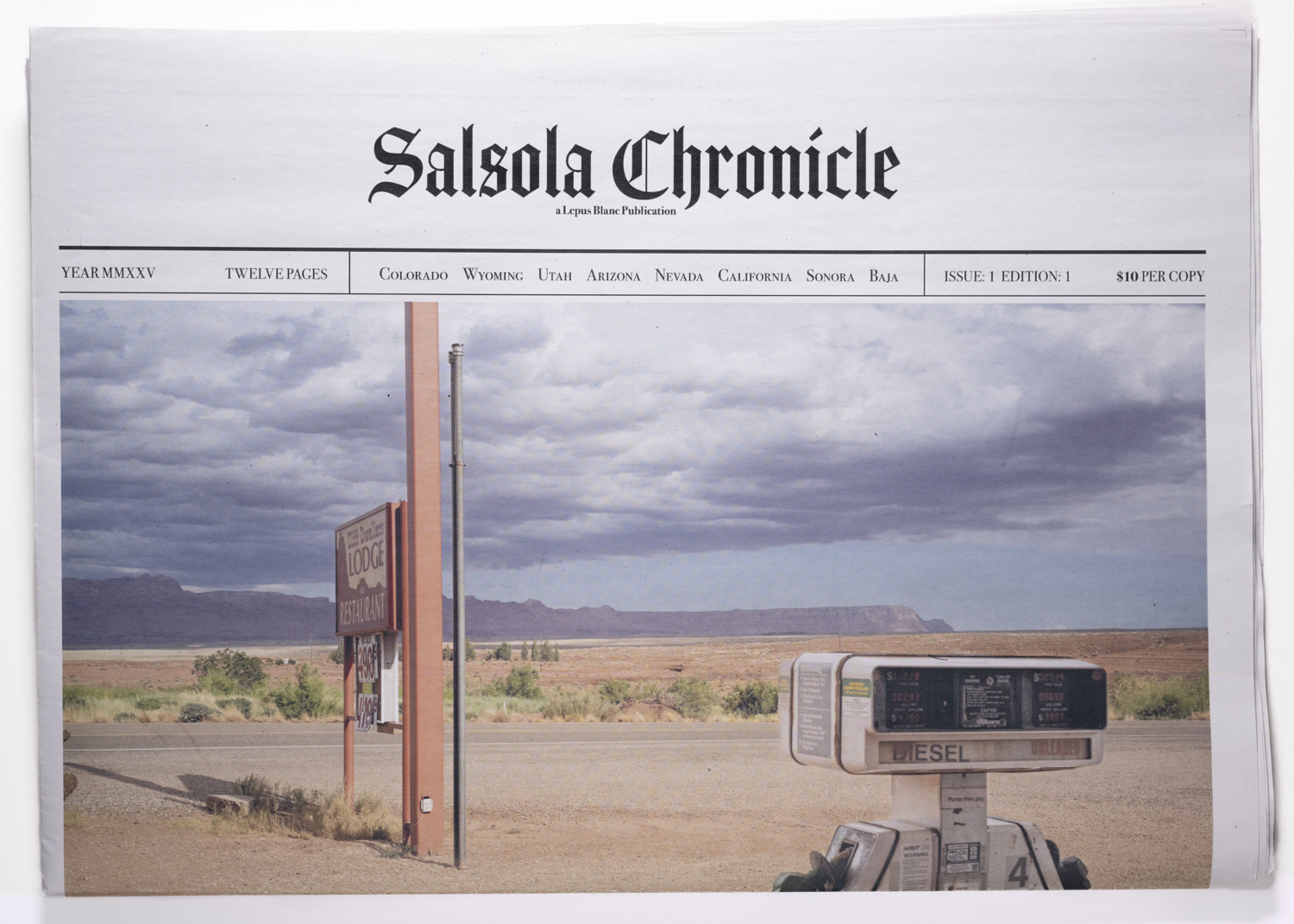 Salsola Chronicle – First Issue / First Edition | JasonHouge.art Salsola Chronicle Issue 1 Edition 1; Published: 2025, Lepus Blanc Publications