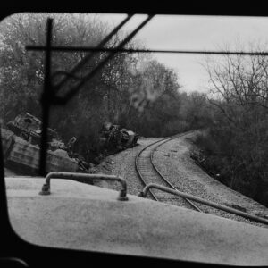 Midwest Goodbye; Train Window